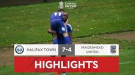 FA Cup: Halifax Town 7 - 4 Maidenhead United (2021-2022)
