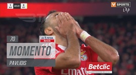 Liga Portugal Betclic: Benfica vs Estoril, Jogada Pavlidis, 70' (2024-2025)