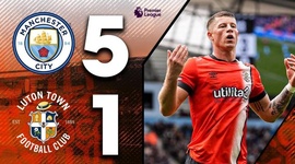 Premier League: Man City 5 - 1 Luton Town (2023-2024)