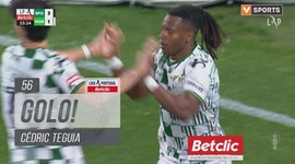 Liga Portugal Betclic: Sporting vs Moreirense, Golo 3-1 Cédric Teguia (2024-2025)