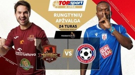 A Lyga: FC Džiugas 3 - 3 FK Panevezys (2024)