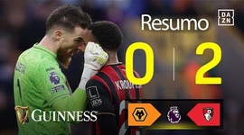 Premier League: Wolves 0 - 2 AFC Bournemouth (2025-2026)