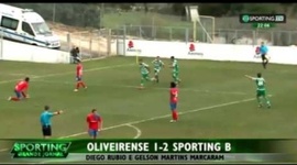 Segunda Liga: Oliveirense 1 - 2 Sporting (2014-2015)