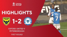 FA Cup: Oxford United 1 - 2 Peterborough Utd (2020-2021)