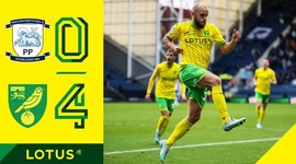 Championship: Preston North End 0 - 4 Norwich (2022-2023)
