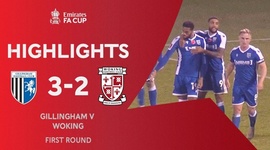 FA Cup: Gillingham 3 - 2 Woking FC (2020-2021)