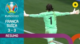 Europeu: França 4 - 5 g.p Suíça (2020)