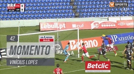 Liga Portugal Betclic: Santa Clara vs Casa Pia, Jogada Vinícius Lopes, 42' (2024-2025)