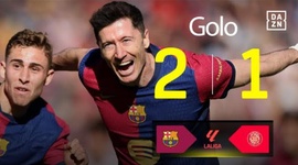 La Liga: Barcelona vs Girona, Golo 2-1 Lewandowski (2024-2025)