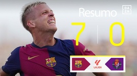 La Liga: Barcelona 7 - 0 Valladolid (2024-2025)