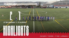 Juniores A S19 I Divisão: Belenenses 2 - 1 Alverca (2023-2024)