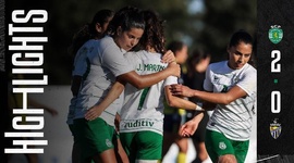 Liga de Futebol Feminino BPI: Sporting 2 - 0 Valadares Gaia (2023-2024)