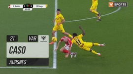 Taça de Portugal Generali Tranquilidade: Benfica vs Sp. Braga, Caso Aursnes (VAR), 21' (2024-2025)
