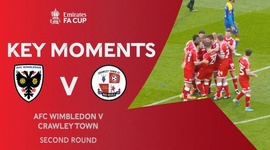 FA Cup: AFC Wimbledon 1 - 2 Crawley Town (2020-2021)