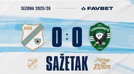 Liga Campeões: Rijeka 0 - 0 Ludogorets (2025-2026)