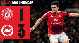 Premier League: Man Utd 1 - 3 Brighton (2024-2025)