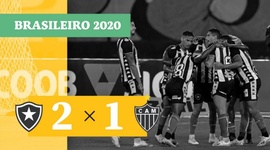 Brasileirão: Botafogo 2 - 1 Atlético-MG (2020)