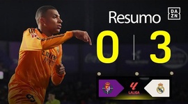 La Liga: Valladolid 0 - 3 Real Madrid (2024-2025)
