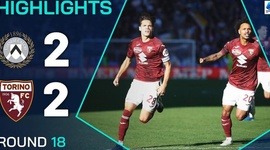 Serie A: Udinese 2 - 2 Torino (2024-2025)