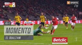 Liga Portugal Betclic: Sp. Braga vs Estoril, Jogada El Ouazzani, 46' (2024-2025)
