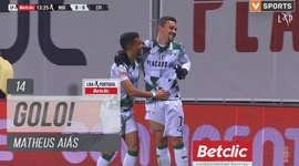 Liga Portugal Betclic: Moreirense vs Casa Pia, Golo 1-0 Matheus Aiás (2023-2024)