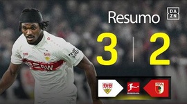 Bundesliga: Estugarda 3 - 2 FC Augsburg (2025-2026)