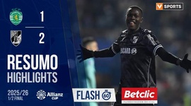 Allianz Cup: Sporting 1 - 2 V. Guimarães (2025-2026)