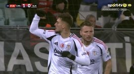 Super Ligi: Rizespor vs Besiktas, Golo 1-1 E. Muçi (2024-2025)