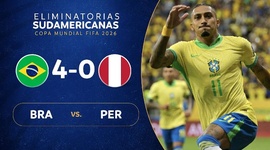 Qualificação Mundial América do Sul: Brasil 4 - 0 Peru (2026)