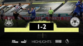 Premier League: Newcastle 1 - 2 Leicester (2020-2021)