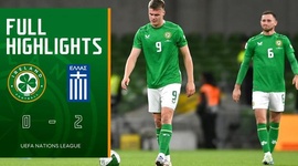 Liga das Nações: Rep. Irlanda 0 - 2 Grécia (2024-2025)