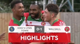FA Cup: King's Lynn 0 - 1 Walsall (2021-2022)