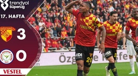 Super Ligi: Göztepe Izmir 3 - 0 Rizespor (2024-2025)