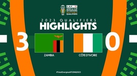 Qualificação CAN: Zâmbia 3 - 0 Costa do Marfim (2023)