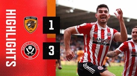 Championship: Hull City 1 - 3 Sheffield Utd (2021-2022)