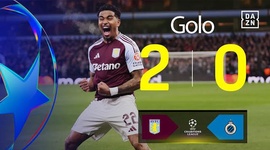 Liga Campeões: Aston Villa vs Club Brugge, Golo 2-0 Maatsen (2024-2025)