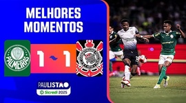 Campeonato Paulista: Palmeiras 1 - 1 Corinthians (2025)
