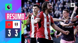 Premier League: Sheffield Utd 3 - 3 Fulham (2023-2024)