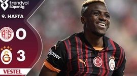 Super Ligi: Antalyaspor 0 - 3 Galatasaray (2024-2025)