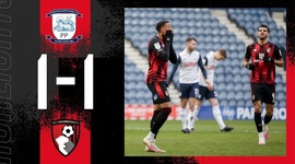 Championship: Preston North End 1 - 1 AFC Bournemouth (2020-2021)