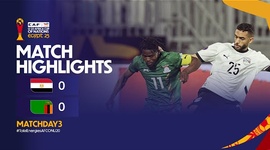 Campeonato Africano Sub-20: Egipto 0 - 0 Zâmbia (2025)