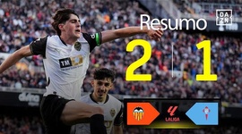 La Liga: Valência 2 - 1 Celta de Vigo (2024-2025)