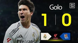 La Liga: Real Madrid vs Real Sociedad, Golo 1-0 Gonzalo (2025-2026)