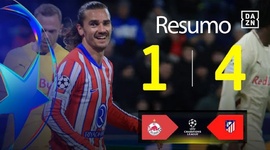 Liga Campeões: RB Salzburg 1 - 4 Atlético Madrid (2024-2025)