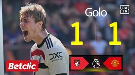 Premier League: AFC Bournemouth vs Man Utd, Golo 1-0 Hojlund (2024-2025)