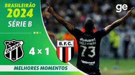 Série B: Ceará 4 - 1 Botafogo-SP (2024)