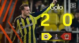 Liga Europa: Fenerbahce vs Nice, Golo 2-0 Aktürkoğlu (2025-2026)