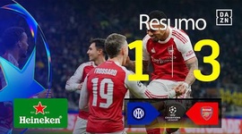 Liga Campeões: Inter 1 - 3 Arsenal (2025-2026)