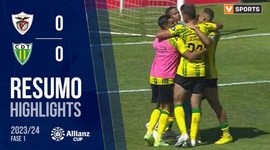 Allianz Cup: Santa Clara 2 - 4 g.p Tondela (2023-2024)