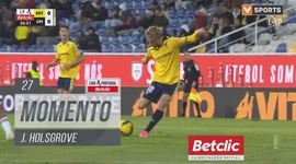 Liga Portugal Betclic: Estoril vs Casa Pia, Jogada J. Holsgrove, 27' (2024-2025)
